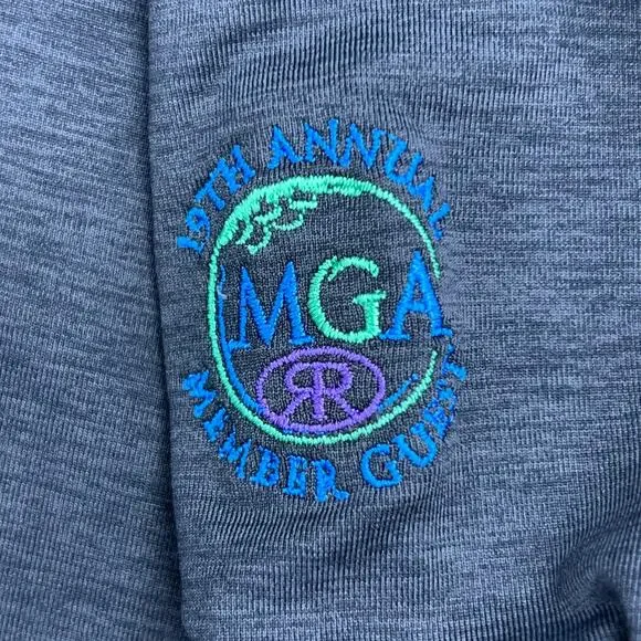 Criquet Men Size XXL Feather Performance Pullover Sweater Quarter Zip Golf Gray